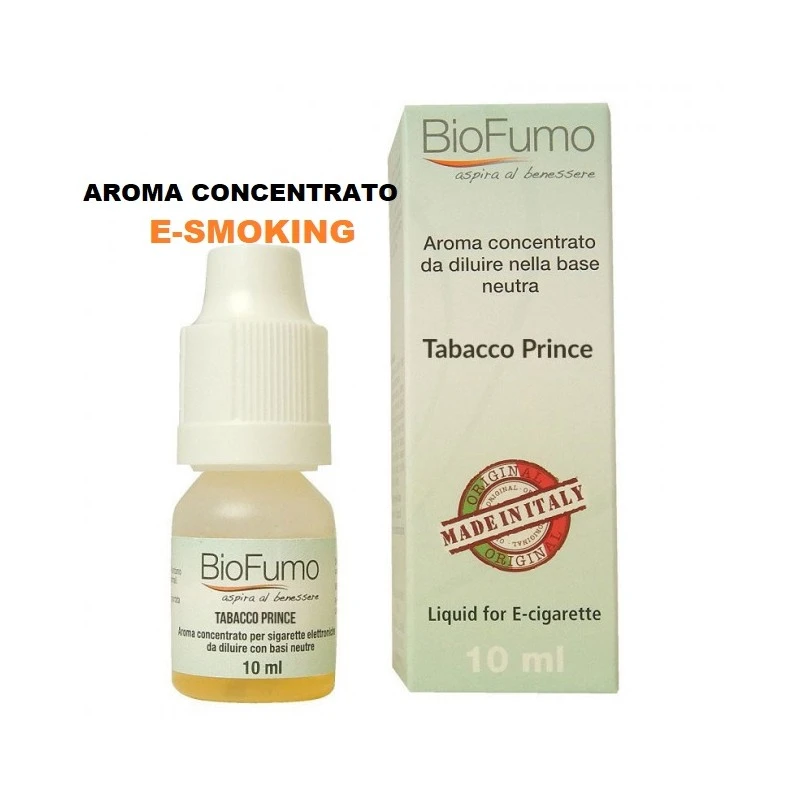 TABACCO PRINCE AROMA CONCENTRATO 10ML BIOFUMO BIOFUMO 1 - E-Smoking di Fiacco Marco 