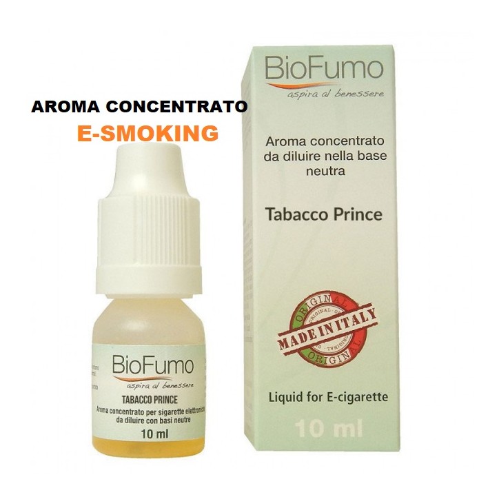 TABACCO PRINCE AROMA CONCENTRATO 10ML BIOFUMO