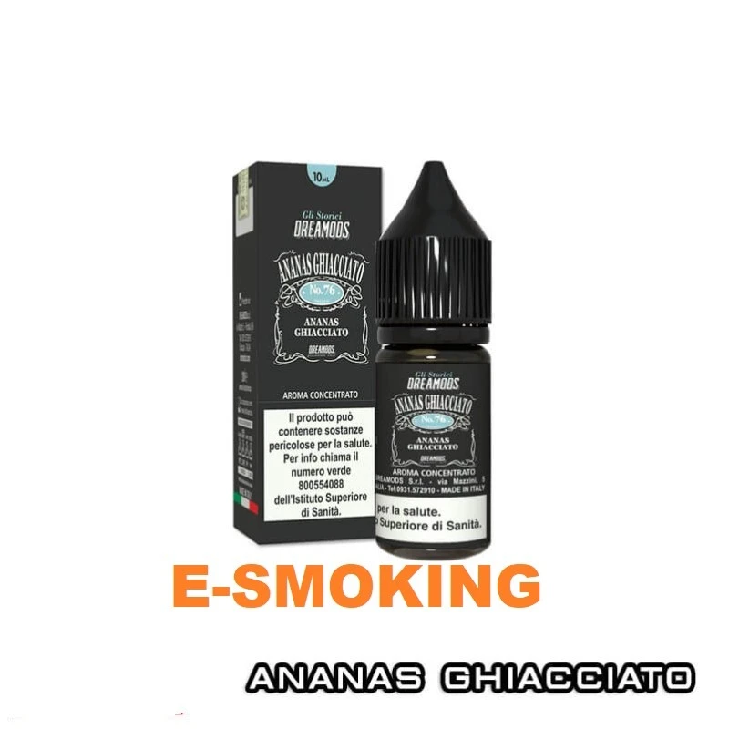 ANANAS GHIACCIATO NO.76 AROMA CONCENTRATO 10 ML DREAMODS DREAMODS 1 - E-Smoking di Fiacco Marco 