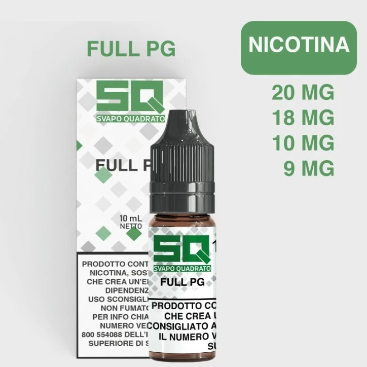 BASETTE FULL PG 10 ML CON NICOTINA SVAPOQUADRATO