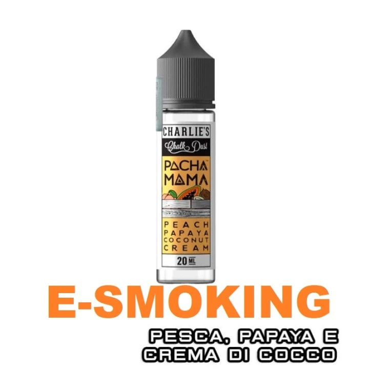 PEACH PAPAYA  MIX&VAPE 20 ML CHARLIE'S CHALK DUST
