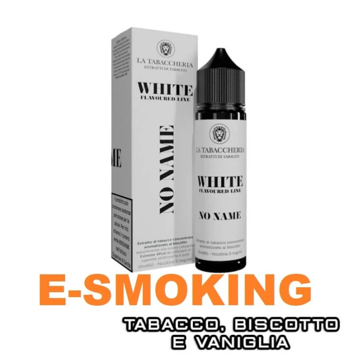 WHITE NO NAME FLAVOURED  LINE AROMA SHOT 20 ML LA TABACCHERIA