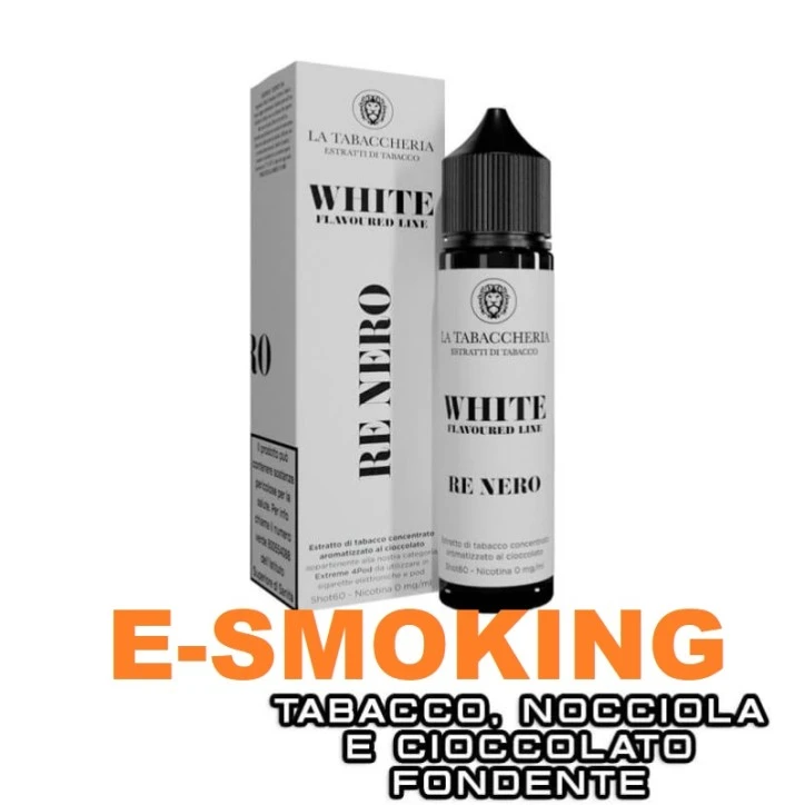 WHITE RE NERO FLAVOURED  LINE AROMA SHOT 20 ML LA TABACCHERIA