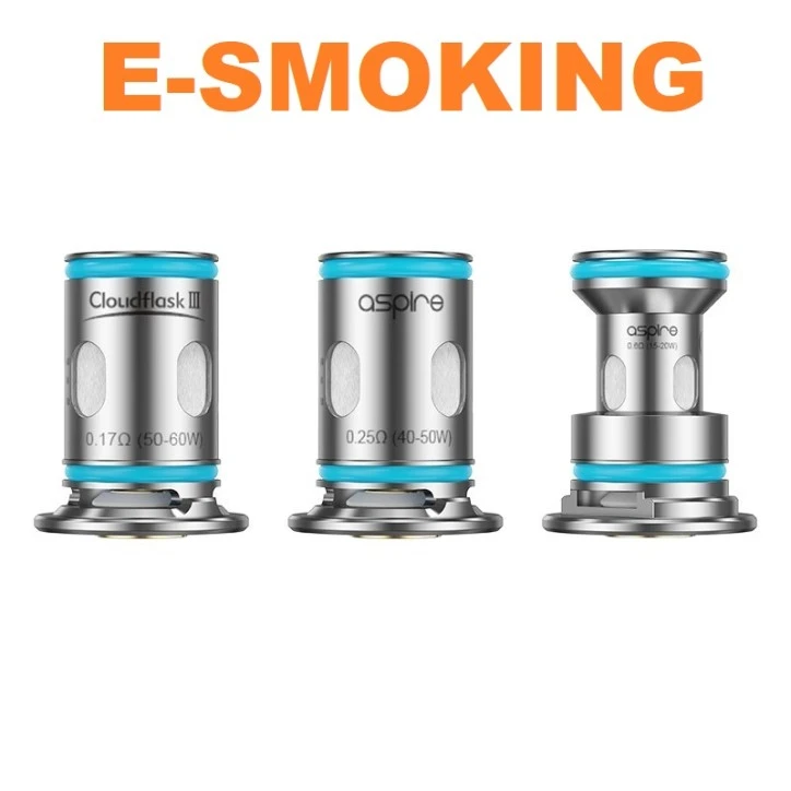 RESISTENZE CLOUDFLASK X RICAMBIO ASPIRE 3 PEZZI