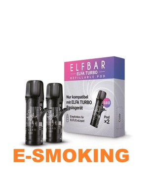 ELFA TURBO OPEN POD RICARICABILE  ELFBAR 2PEZZI
