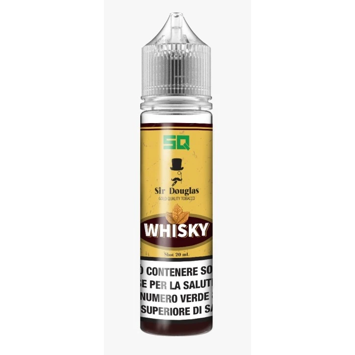 WHISKEY AROMA SHOT 20 ML SIR DOUGLAS SVAPO QUADRATO