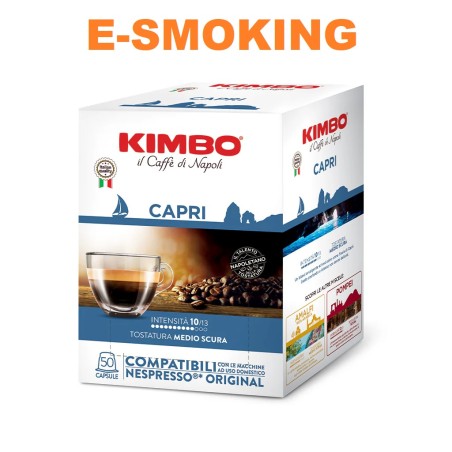MISCELA CAPRI COMPATIBILE NESPRESSO 50 PEZZI CAPSULE CAFFÈ KIMBO