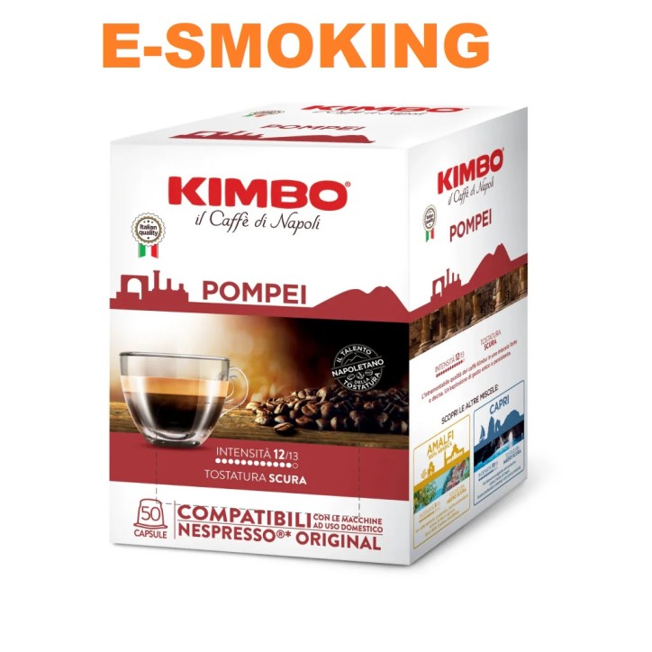MISCELA POMPEI COMPATIBILE NESPRESSO 50 PEZZI CAPSULE CAFFÈ KIMBO