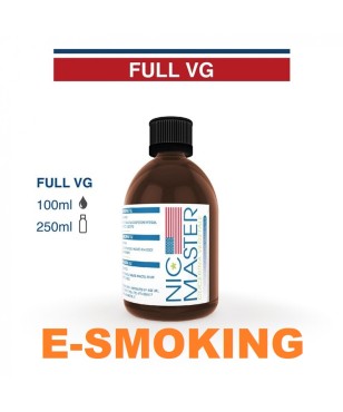 GLICERINA VEGETALE 100 ML  IN FLACONE  DA 250 ML NIC MASTER