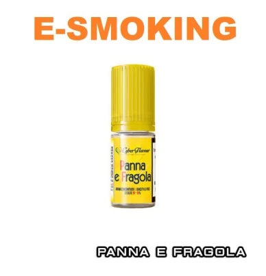 PANNA E FRAGOLA AROMA CONCENTRATO 10 ML CYBER FLAVOUR Cyber Flavour 1 - E-Smoking di Fiacco Marco 