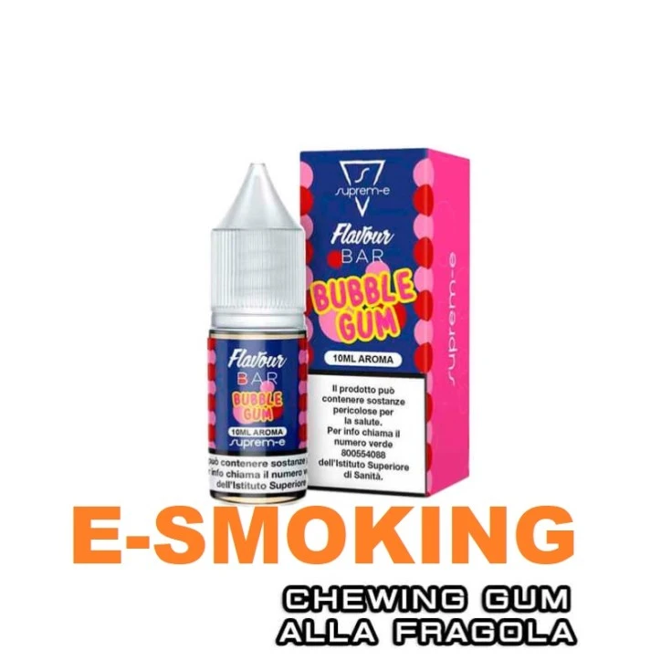 BUBBLE GUM FLAVOUR BAR AROMA CONCENTRATO 10 ML SUPREM-E