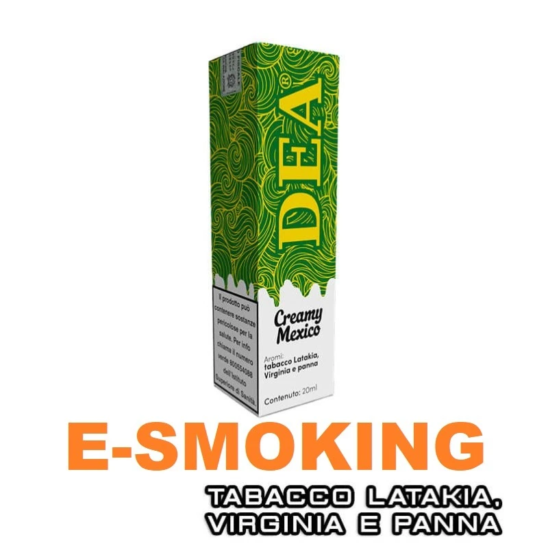 CREAMY MEXICO Skomposto Aroma 20 ml Dea Flavor Tabacco Virginia Tabacco Latakia Crema di Latte DEA FLAVOR 1 - E-Smoking di Fiacc
