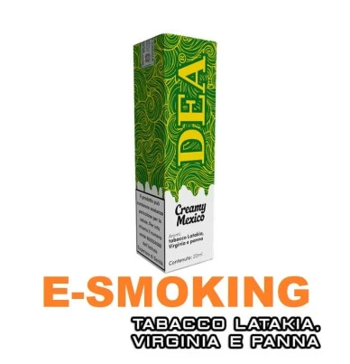 CREAMY MEXICO Skomposto Aroma 20 ml Dea Flavor Tabacco Virginia Tabacco Latakia Crema di Latte DEA FLAVOR 1 - E-Smoking di Fiacc