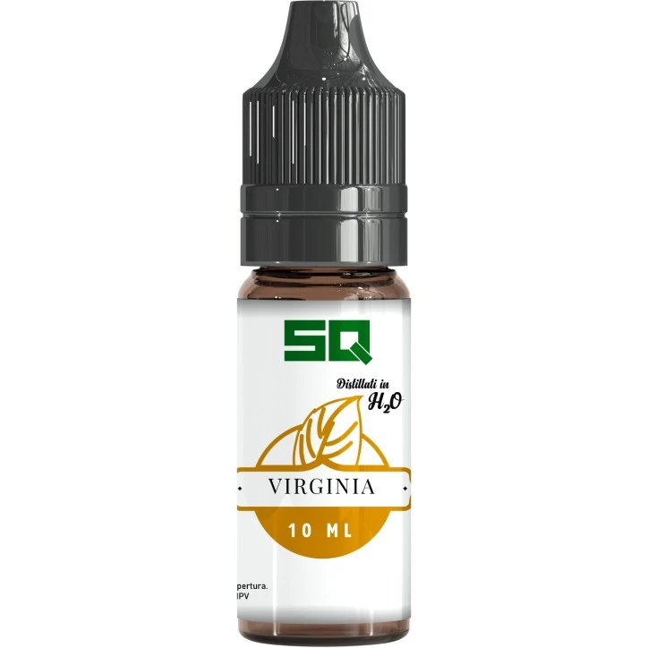 VIRGINIA AROMA CONCENTRATO 10 ML  I DISTILLATI H2O   SVAPO QUADRATO