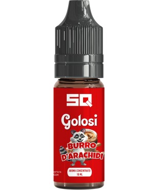 BURRO D'ARACHIDI AROMA CONCENTRATO 10ML I GOLOSI SVAPO QUADRATO