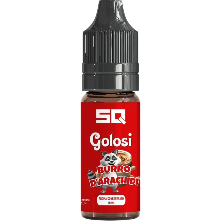 BURRO D'ARACHIDI AROMA CONCENTRATO 10ML I GOLOSI SVAPO QUADRATO