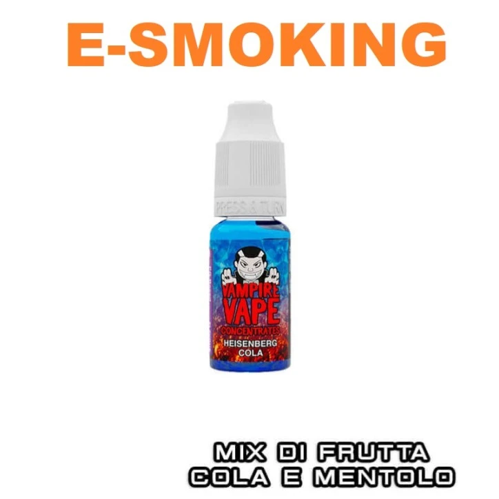 HEISENBERG COLA AROMA CONCENTRATO 10ML VAMPIRE VAPE