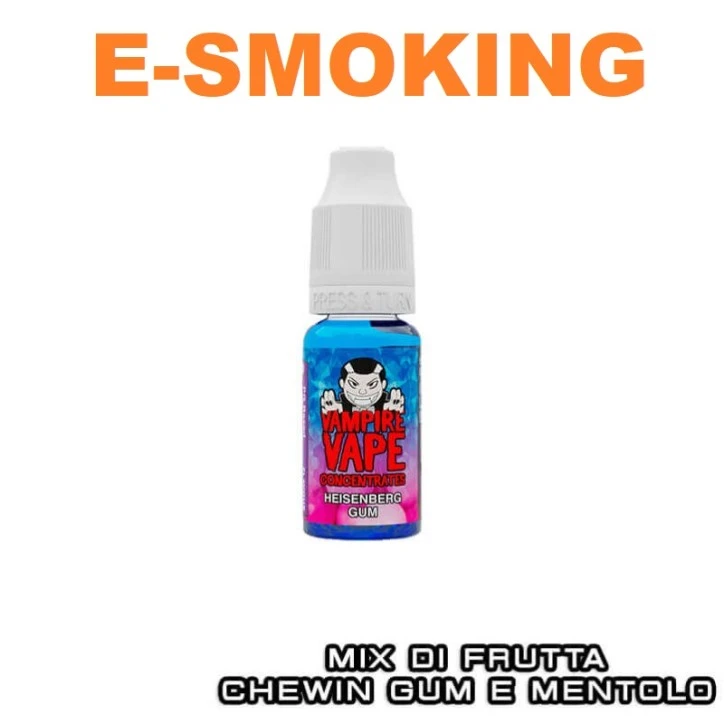 HEISENBERG GUM AROMA CONCENTRATO 10ML VAMPIRE VAPE