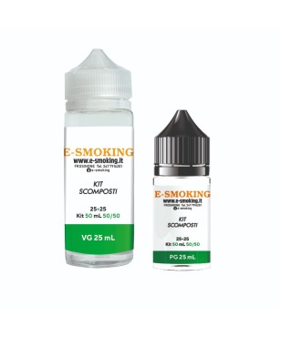 KIT SCOMPOSTO GREEN 50 ML 50/50 E-SMOKING