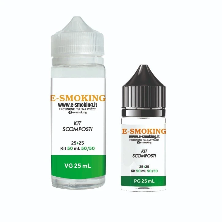 KIT SCOMPOSTO GREEN 50 ML 50/50 E-SMOKING