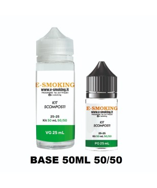 KIT SCOMPOSTO GREEN 50 ML 50/50 E-SMOKING