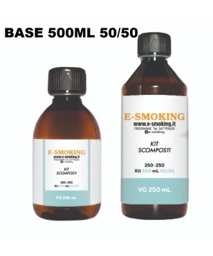 KIT SCOMPOSTO CELESTE 500ML 50/50 E-SMOKING