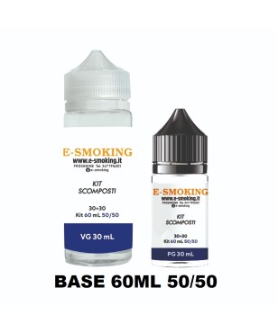 KIT SCOMPOSTO BLUE 60 ML 50/50 E-SMOKING