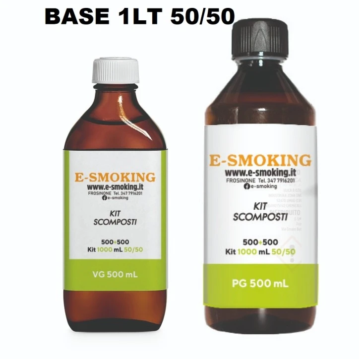 KIT SCOMPOSTO LIME 1 LITRO 50/50 E-SMOKING