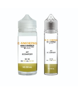 KIT SCOMPOSTO GOLD 100 ML 50/50 E-SMOKING