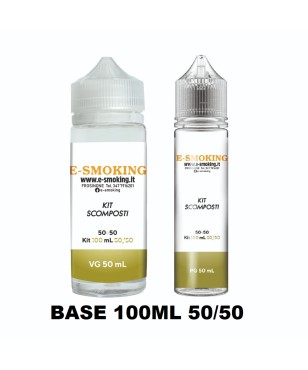 KIT SCOMPOSTO GOLD 100 ML 50/50 E-SMOKING