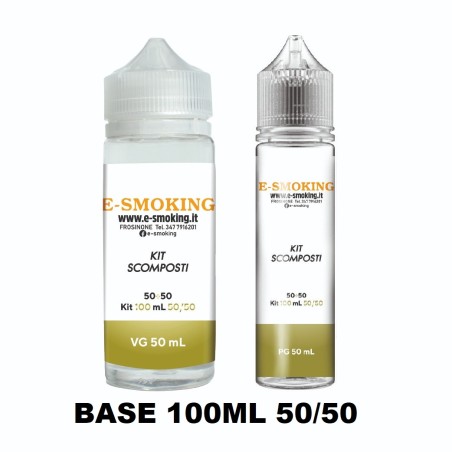 KIT SCOMPOSTO GOLD 100 ML 50/50 E-SMOKING