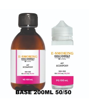 KIT SCOMPOSTO FUCSIA 200ML 50/50 E-SMOKING