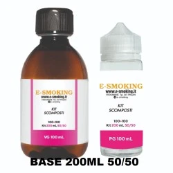 KIT SCOMPOSTO FUCSIA 200ML 50/50 E-SMOKING