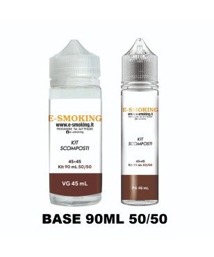 KIT SCOMPOSTO MARRONE 90 ML 50/50 E-SMOKING