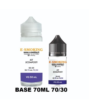 KIT SCOMPOSTO VIOLA 70 ML 70/30 E-SMOKING