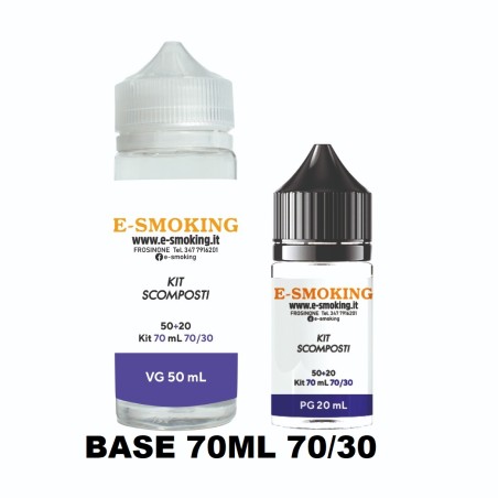 KIT SCOMPOSTO VIOLA 70 ML 70/30 E-SMOKING