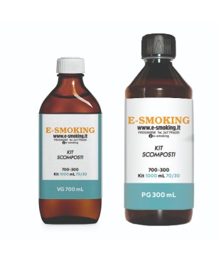 KIT SCOMPOSTO AQUAMARINE 1 LT 70/30 E-SMOKING