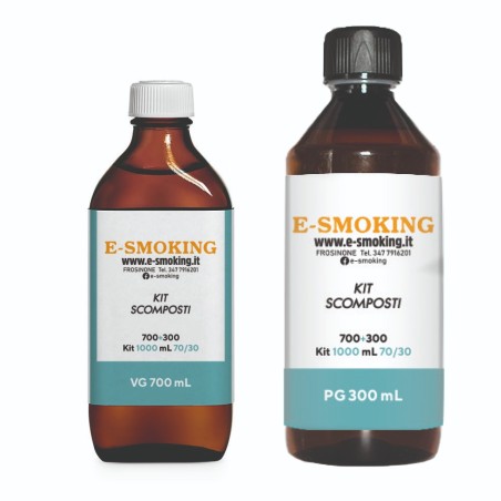 KIT SCOMPOSTO AQUAMARINE 1 LT 70/30 E-SMOKING
