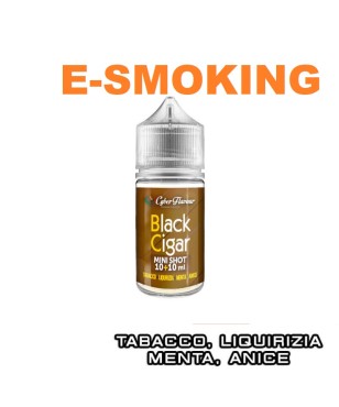 BLACK CIGAR AROMA MINI SHOT 10/20 ML CYBER FLAVOUR