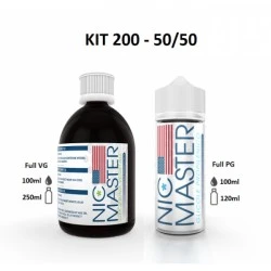 KIT BASE SCOMPOSTO 50/50 200ML  NIC MASTER
