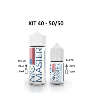KIT BASE SCOMPOSTO 50/50 40ML  NIC MASTER