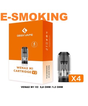 WENAX M1 V2 POD RICAMBIO GEEKVAPE 4 PEZZI