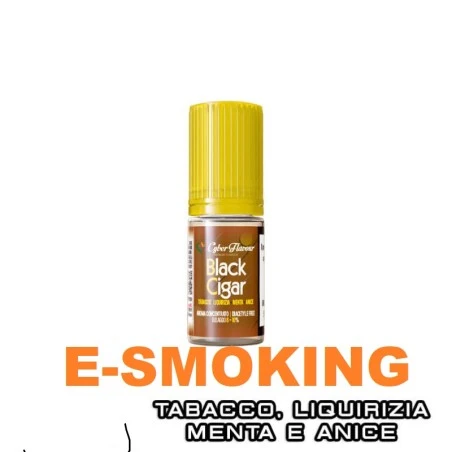 BLACK CIGAR AROMA CONCENTRATO 10 ML CYBER FLAVOUR