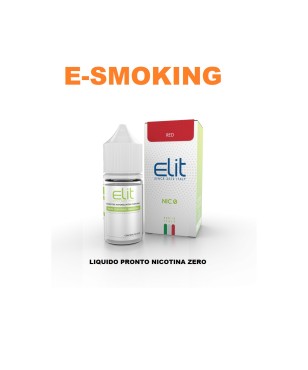 TABACCO RED LIQUIDO PRONTO NICOTINA ZERO 10ML ELIT