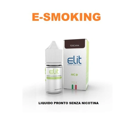 TABACCO TOSCANA LIQUIDO PRONTO NICOTINA ZERO 10ML ELIT