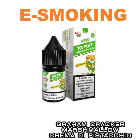 TOO PUFT PISTACCHIO MIX & VAPE MINI 10 10ML DREAMODS & GALACTIKA