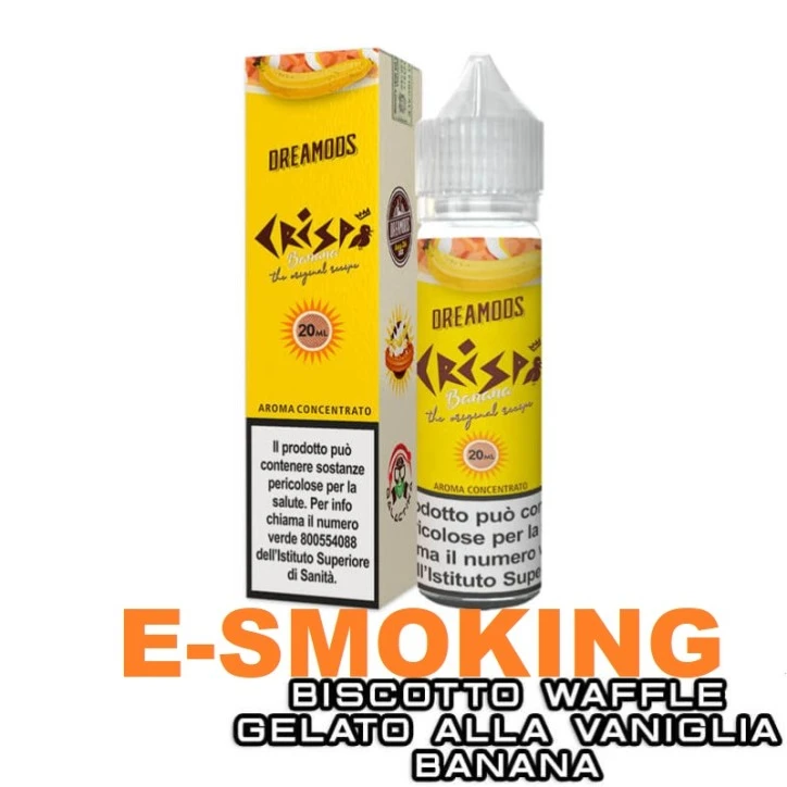 CRISPI  BANANA AROMA 20/60 ML GALACTIKA & DREAMODS