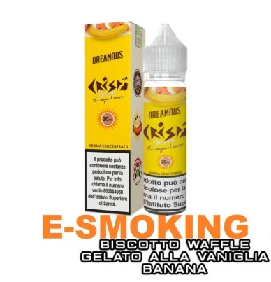 CRISPI BANANA AROMA 20/60 ML GALACTIKA & DREAMODS DREAMODS 1 - E-Smoking di Fiacco Marco 