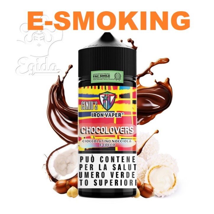 CHOCOLOVERS AROMA 10+90 ML SHOT CENTOS IRON VAPER