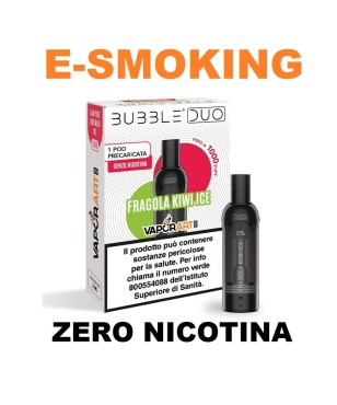 FRAGOLA KIWI ICE POD PRECARICATA BUBBLE DUO  VAPORART